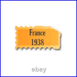 Timbres France neufs 1938 année complète
