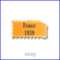 Timbres France neufs 1939 année complète
