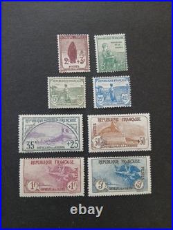 Timbres France série orphelins de guerre 1918 yt 148/155 neufs