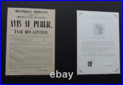 Timbres de France Neufs Coffret des 170 Ans Du Premier Timbre Poste Français
