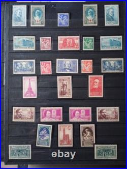 Timbres français neufs, période 1900-1939, sans charnières