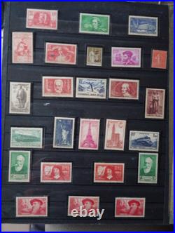 Timbres français neufs, période 1900-1939, sans charnières