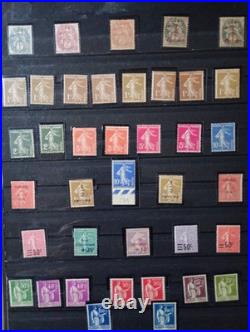 Timbres français neufs, période 1900-1939, sans charnières