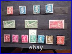 Timbres français neufs, période 1919-1929