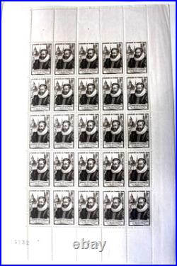 Timbres france 1945 à 1954, journée du timbre, neuf, oblitéré, 4FDC, 3 feuilles