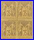 Timbres france neufs avant 1900 Classique N 99 En Bloc De 4 TB Piece Rare