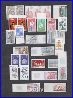 + Tres Beau Lot De Timbres Non Denteles Neufs Luxes Mnh / Cote 1600e