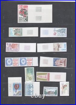 + Tres Beau Lot De Timbres Non Denteles Neufs Luxes Mnh / Cote 1600e