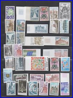 + Tres Beau Lot De Timbres Non Denteles Neufs Luxes Mnh / Cote 1600e