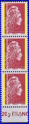 Variete N°5253 L'engagee Trait Blanc Sur Le R De France Coin Date Du 02.10.18