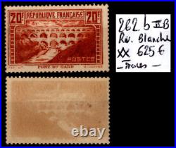 Variété PONT du GARD Rivière Blanche, Neuf = Cote 625 /Timbre France n°262b